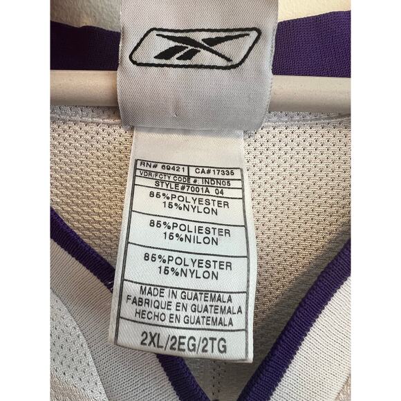 Vintage Kobe Bryant #24 Authentic Reebok Los Angeles Lakers Home Jersey Size 2XL - Picture 10 of 10